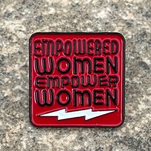 empowered women empower women brooch lapel‎ pin backpack pin